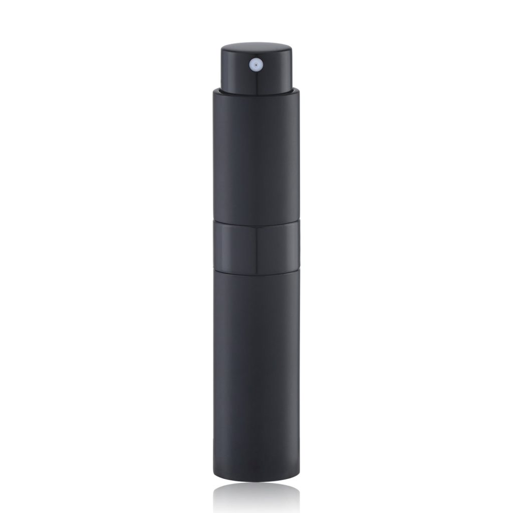 10ml Perfume Atomizer Refillable, Mini Cologne Spray Bottle Empty, Refillable Portable Sprayer (1pcs, Black)