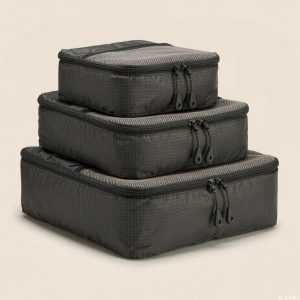 LULUPACK Packing Cube Set - 3 Piece Travel Organizer