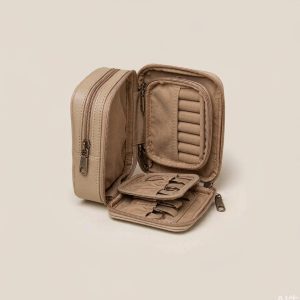 LULUPACK Travel Jewelry Case - Compact Ring & Earring Organizer